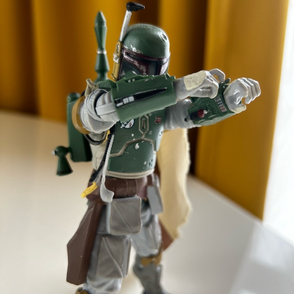 Star Wars the black series Boba Fett figure vintage collection.